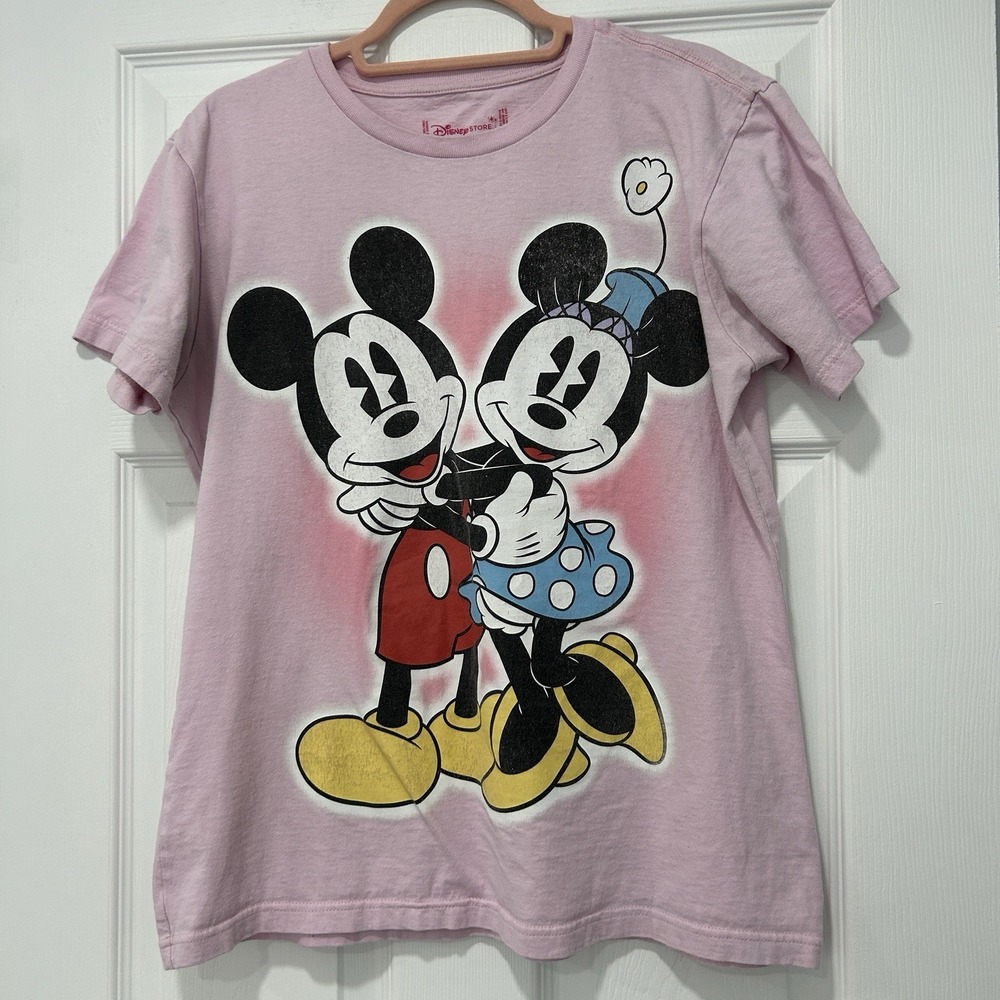 Disney - Mickey & Minnie Mouse - Unisex Pink T-Shirt Size 1X -NWOT‎